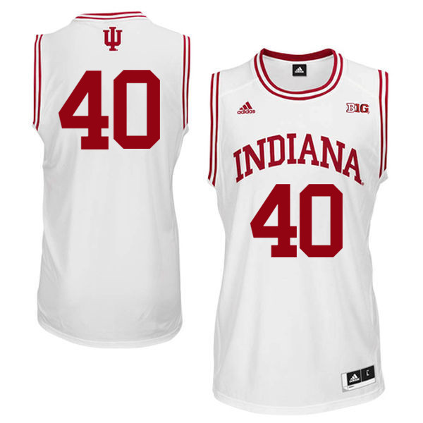 Men Indiana Hoosiers #40 Calbert Cheaney College Basketball Jerseys Sale-White - Click Image to Close
